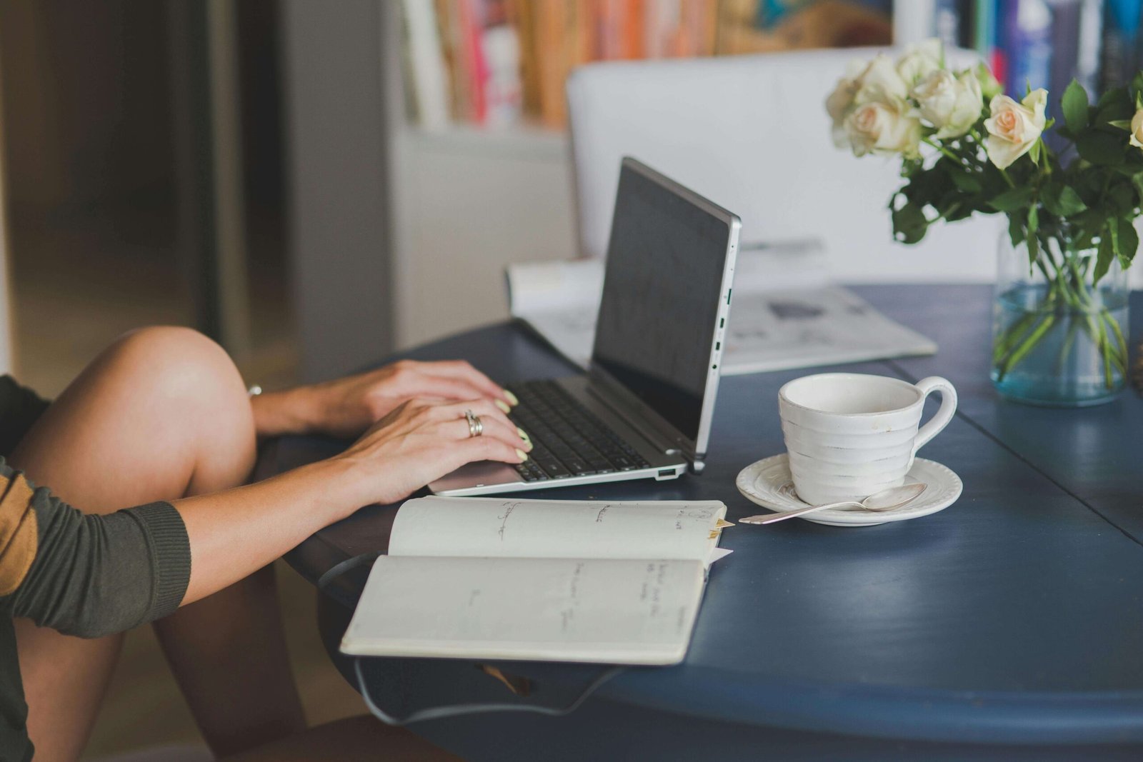 A person attending online course scaled