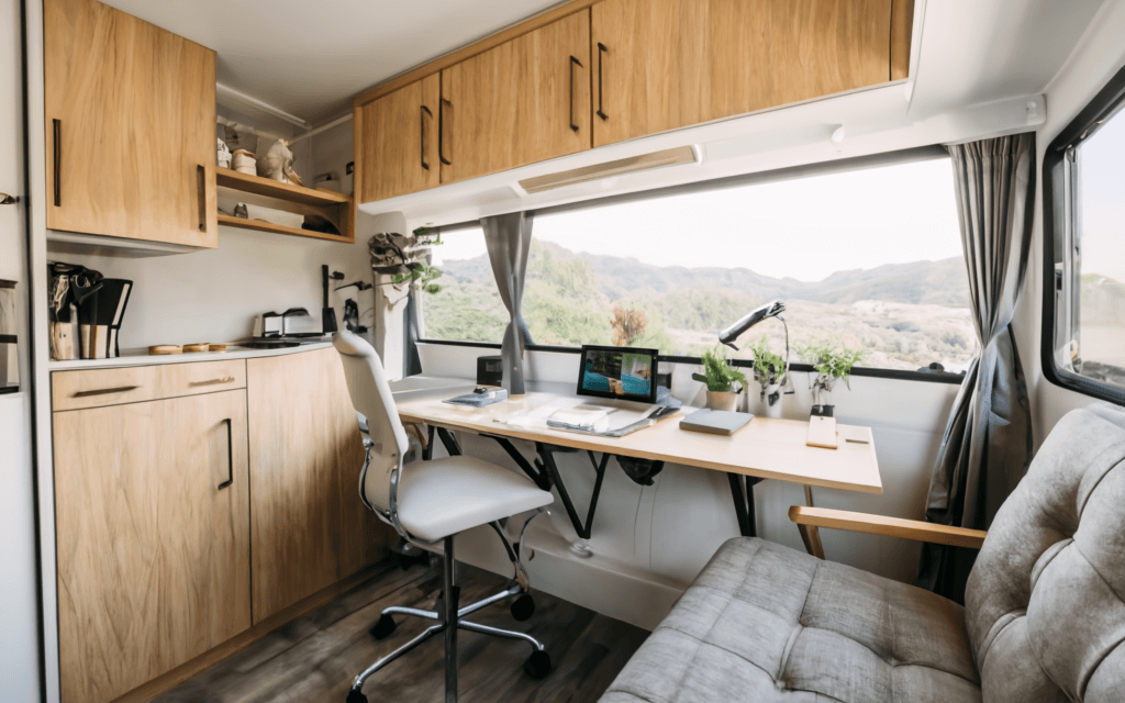 Budget-Digital-Nomad-Van-Resources-Mobile-Office-Van-Setup