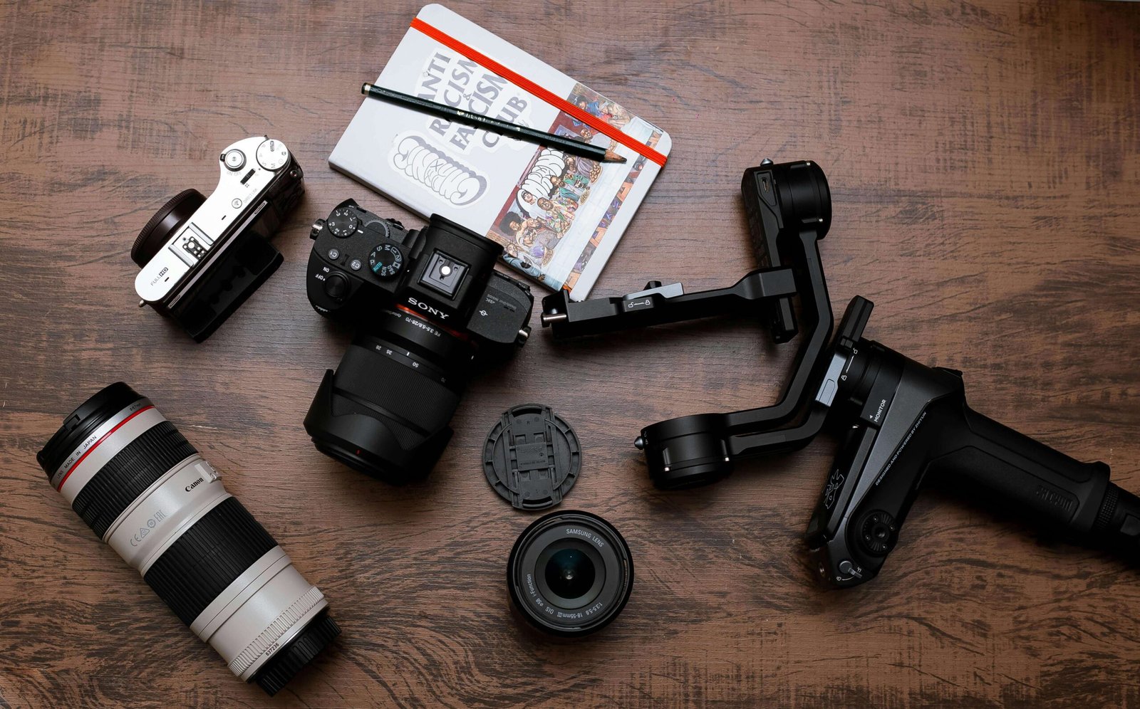 Budget Photography Gear Flatlay Camera scaled