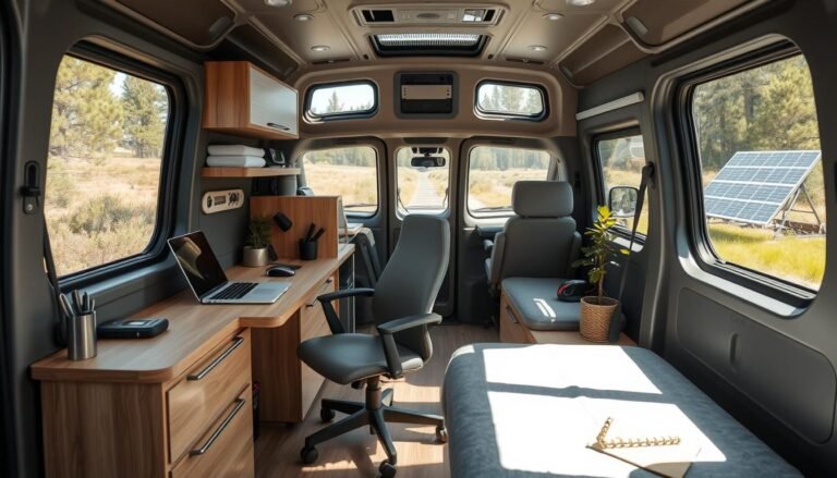 Remote Work Van Setup