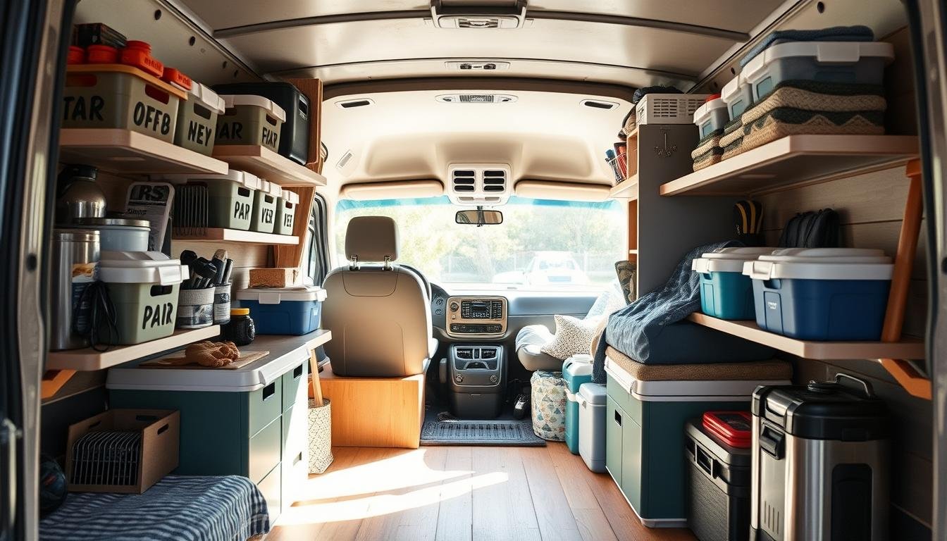 affordable van life equipment