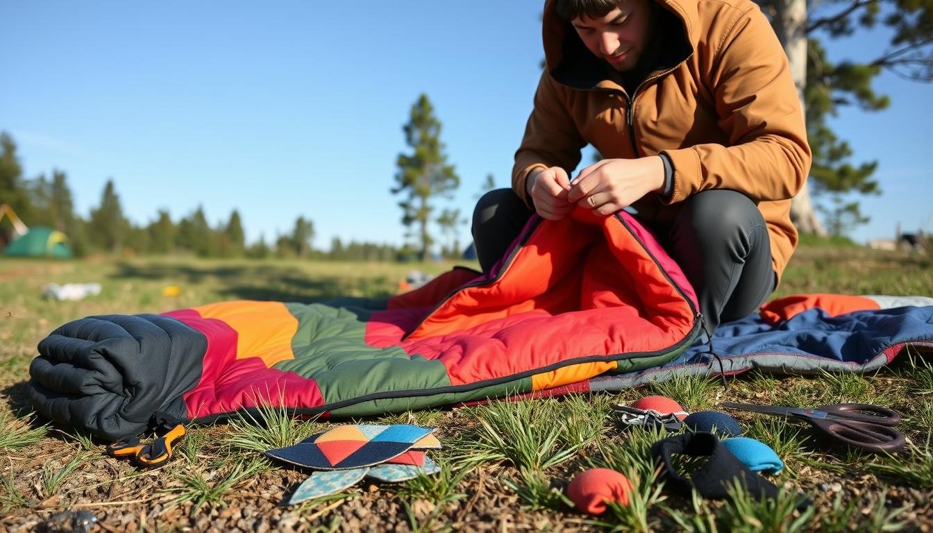 sleeping bag repair