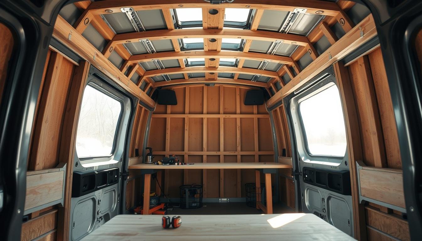 van interior framework