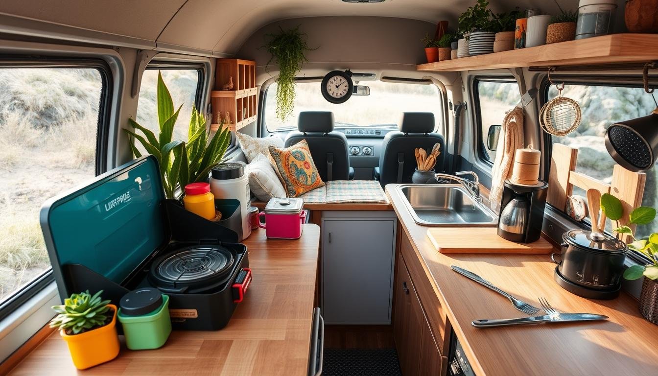 van life kitchen equipment