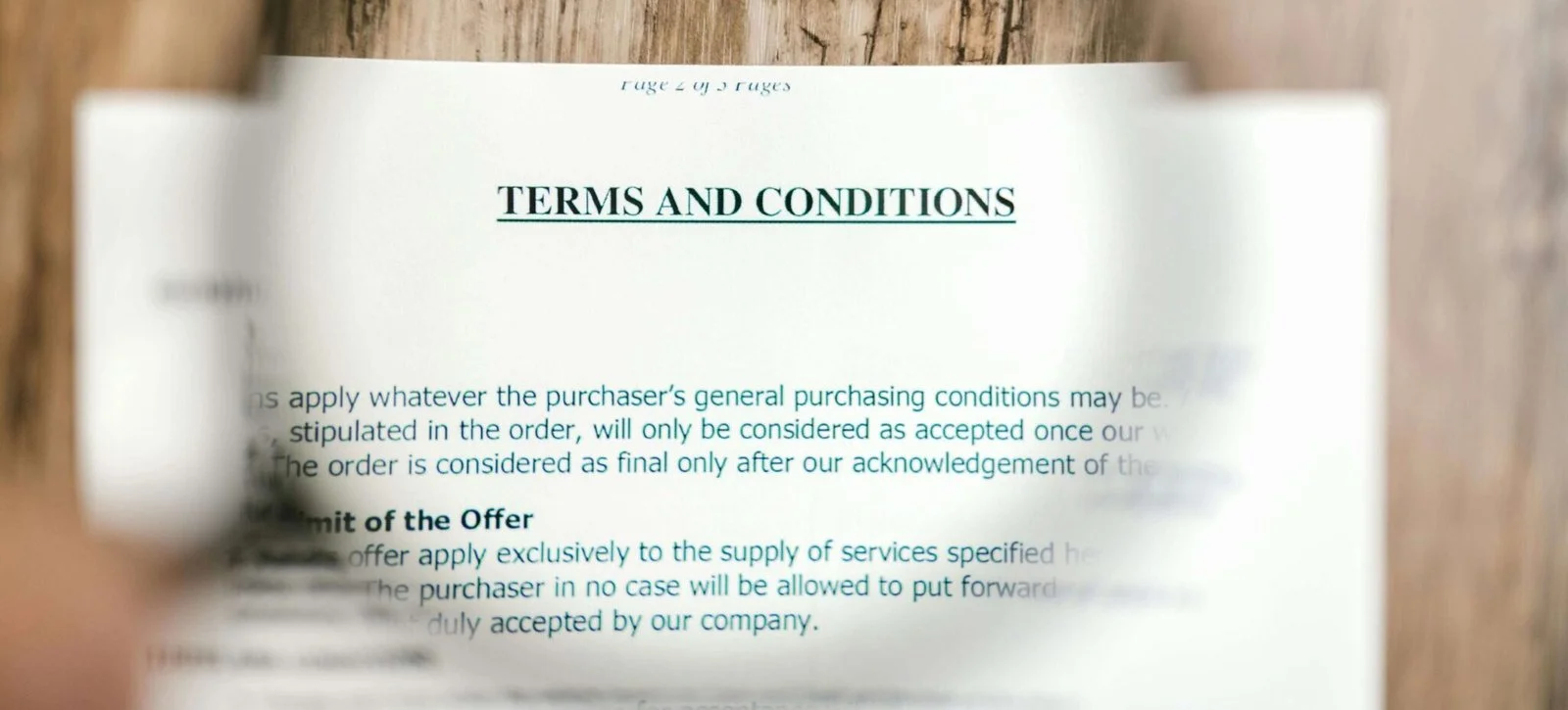 Terms & Conditions